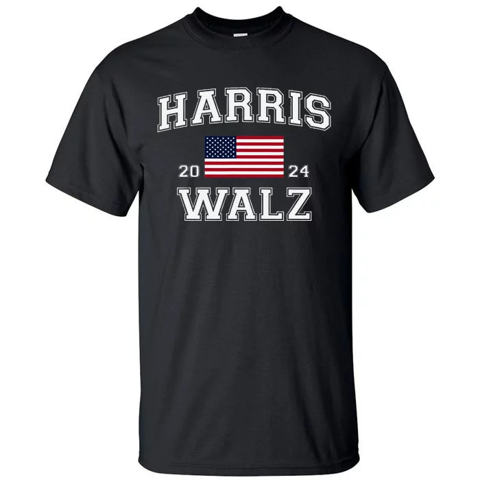 President Harris Walz 2024 Kamala Harris Tim Walz Vote Tall T-Shirt