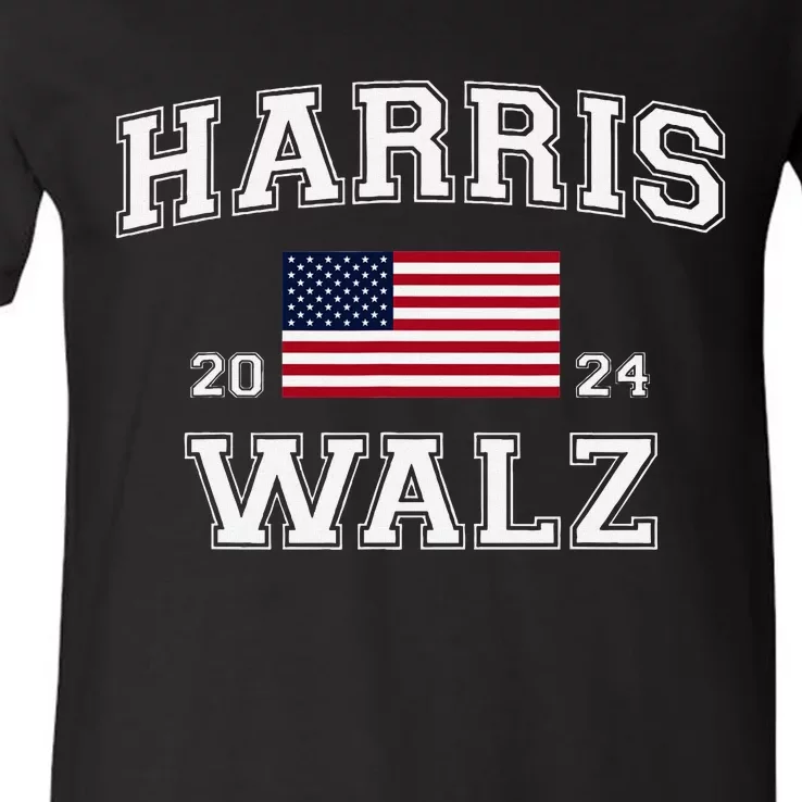 President Harris Walz 2024 Kamala Harris Tim Walz Vote V-Neck T-Shirt