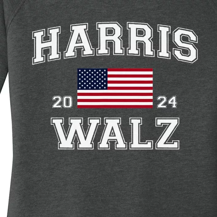 President Harris Walz 2024 Kamala Harris Tim Walz Vote Women's Perfect Tri Tunic Long Sleeve Shirt