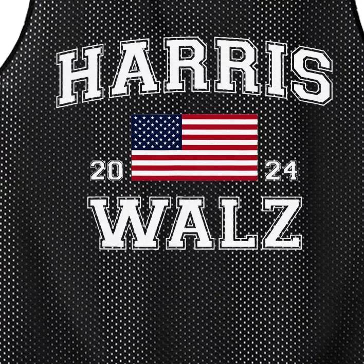 President Harris Walz 2024 Kamala Harris Tim Walz Vote Mesh Reversible Basketball Jersey Tank