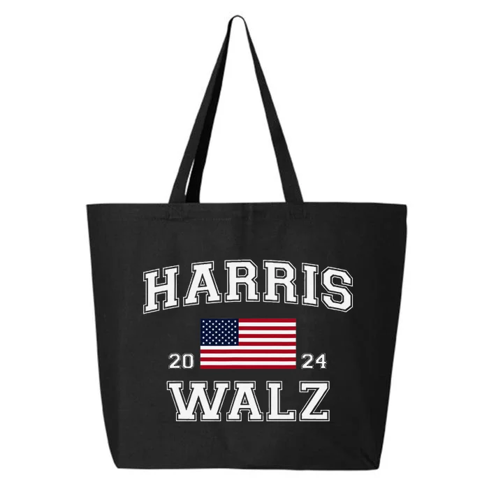 President Harris Walz 2024 Kamala Harris Tim Walz Vote 25L Jumbo Tote