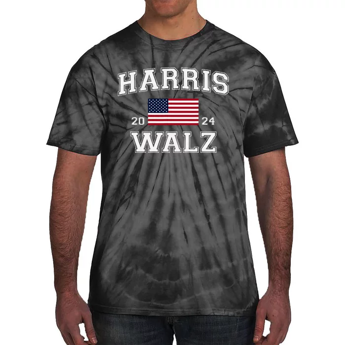 President Harris Walz 2024 Kamala Harris Tim Walz Vote Tie-Dye T-Shirt