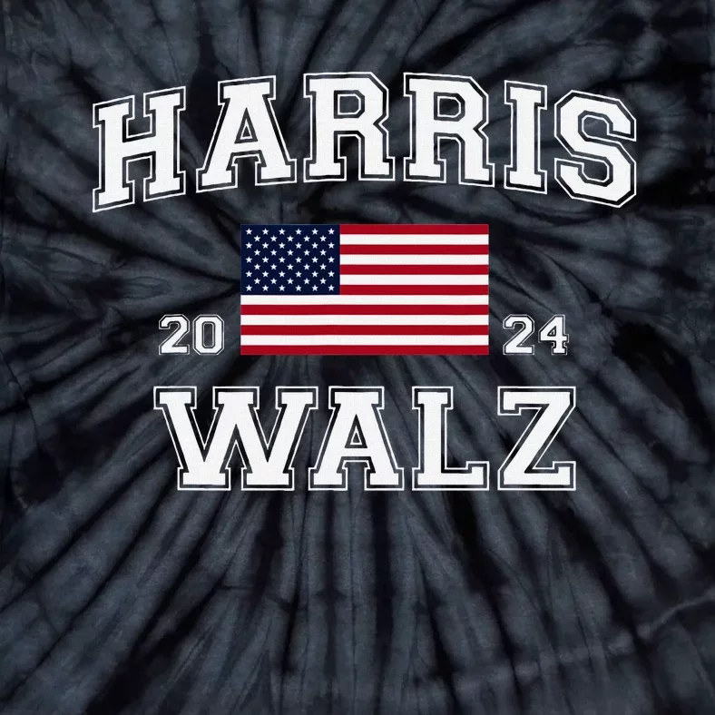 President Harris Walz 2024 Kamala Harris Tim Walz Vote Tie-Dye T-Shirt