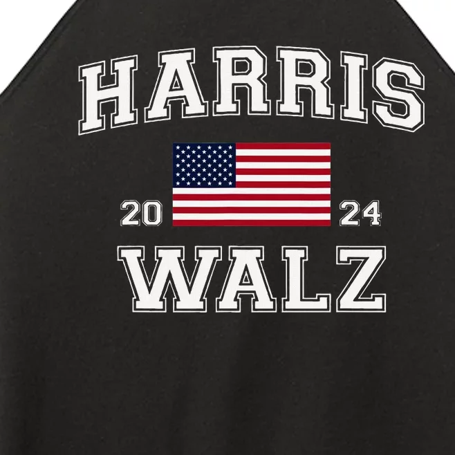 President Harris Walz 2024 Kamala Harris Tim Walz Vote Women’s Perfect Tri Rocker Tank