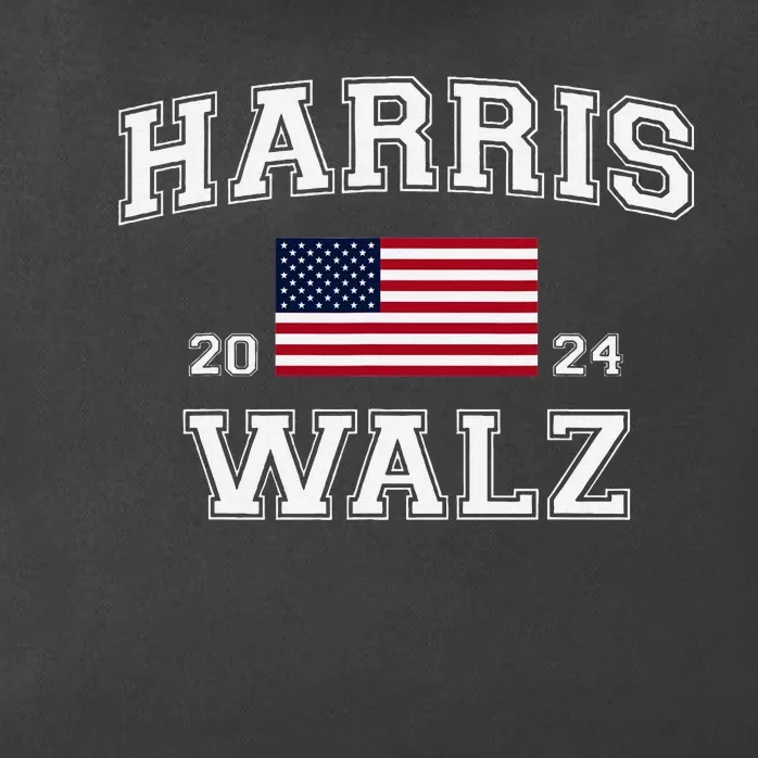 President Harris Walz 2024 Kamala Harris Tim Walz Vote Zip Tote Bag