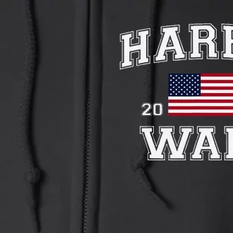 President Harris Walz 2024 Kamala Harris Tim Walz Vote Full Zip Hoodie