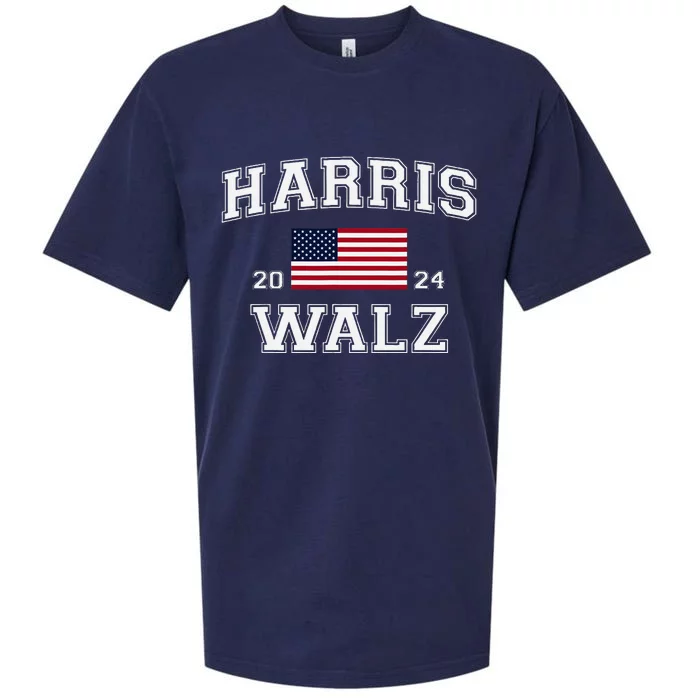 President Harris Walz 2024 Kamala Harris Tim Walz Vote Sueded Cloud Jersey T-Shirt