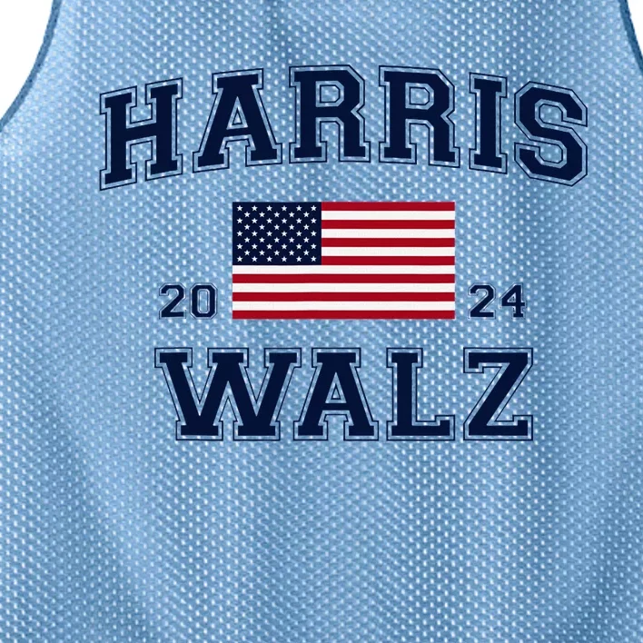 President Harris Walz 2024 Kamala Harris Tim Walz Vote Mesh Reversible Basketball Jersey Tank