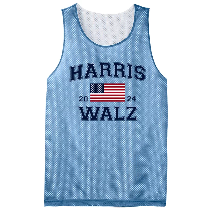 President Harris Walz 2024 Kamala Harris Tim Walz Vote Mesh Reversible Basketball Jersey Tank