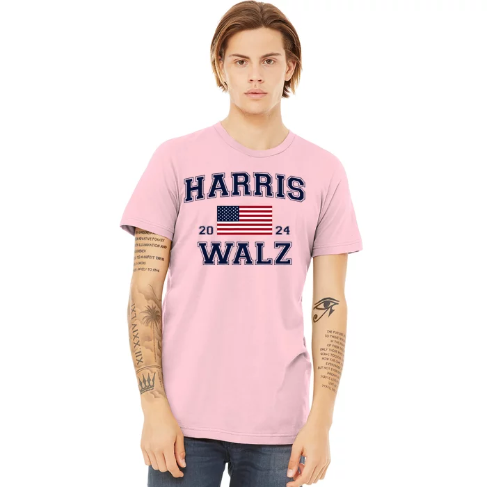 President Harris Walz 2024 Kamala Harris Tim Walz Vote Premium T-Shirt