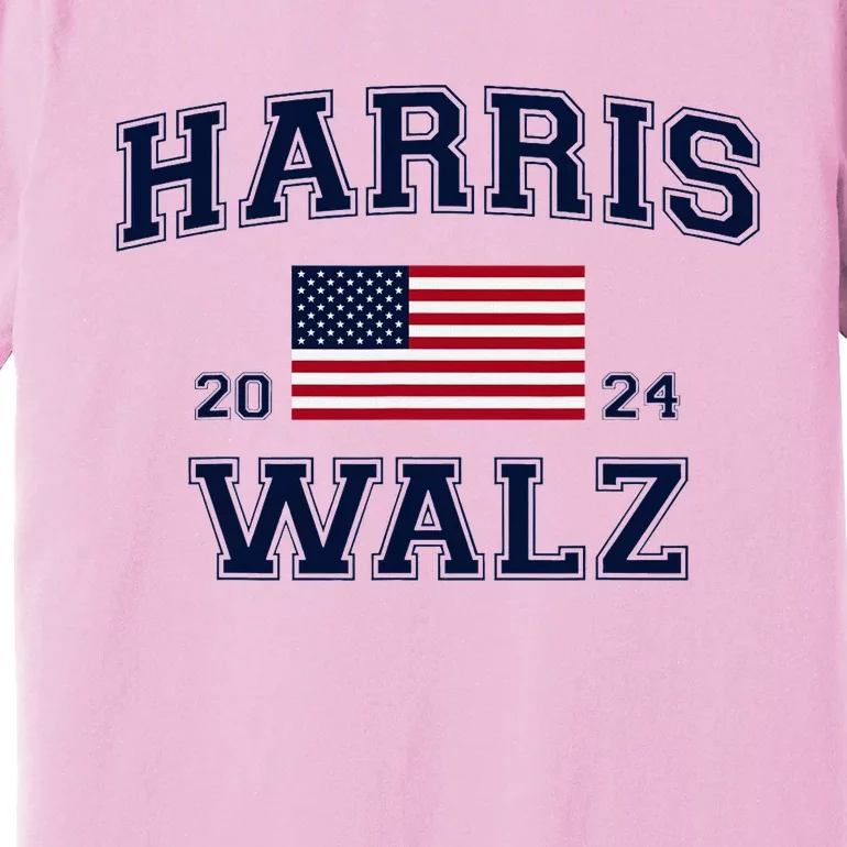 President Harris Walz 2024 Kamala Harris Tim Walz Vote Premium T-Shirt