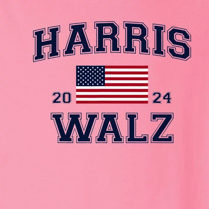 President Harris Walz 2024 Kamala Harris Tim Walz Vote Toddler Long Sleeve Shirt