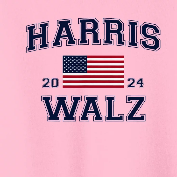 President Harris Walz 2024 Kamala Harris Tim Walz Vote Toddler T-Shirt