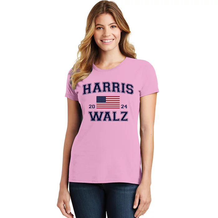 President Harris Walz 2024 Kamala Harris Tim Walz Vote Women's T-Shirt