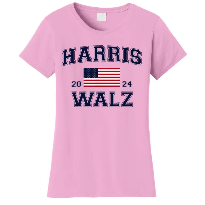 President Harris Walz 2024 Kamala Harris Tim Walz Vote Women's T-Shirt