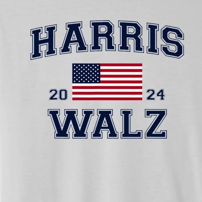 President Harris Walz 2024 Kamala Harris Tim Walz Vote ChromaSoft Performance T-Shirt