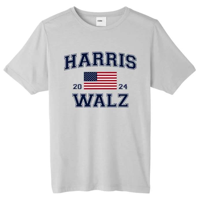 President Harris Walz 2024 Kamala Harris Tim Walz Vote ChromaSoft Performance T-Shirt