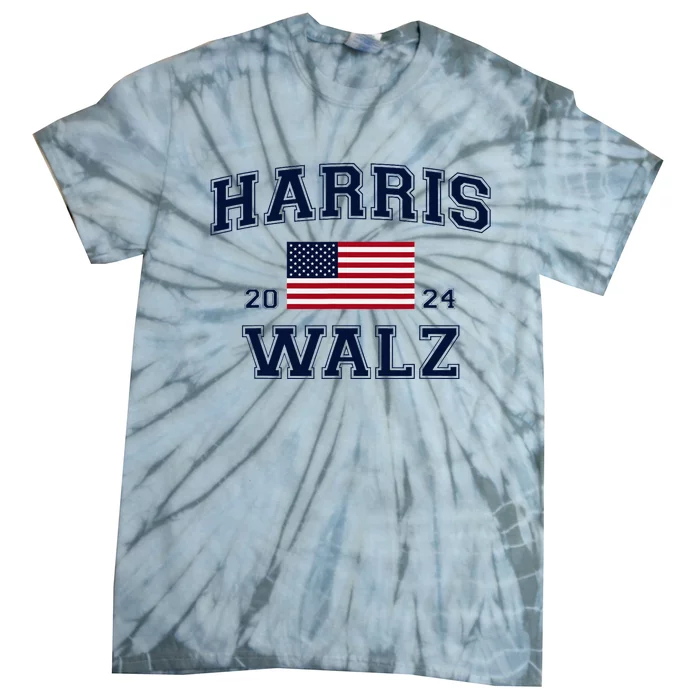 President Harris Walz 2024 Kamala Harris Tim Walz Vote Tie-Dye T-Shirt