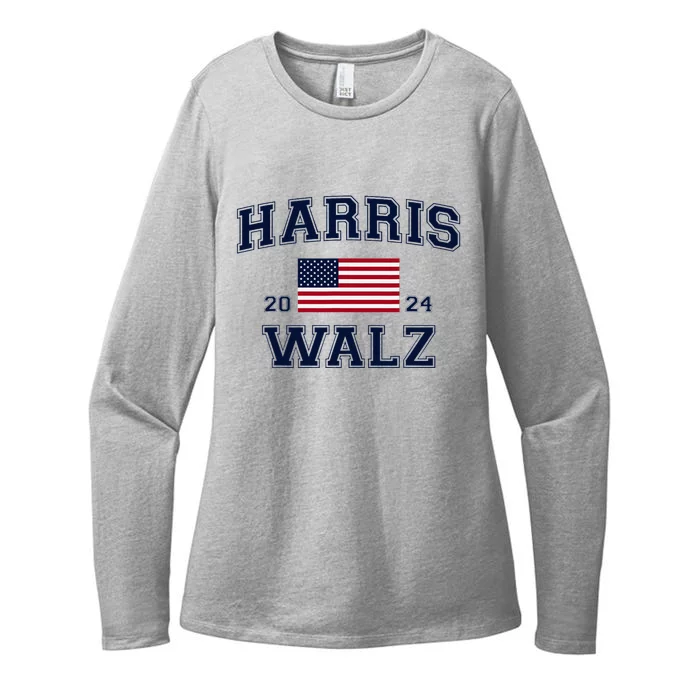 President Harris Walz 2024 Kamala Harris Tim Walz Vote Womens CVC Long Sleeve Shirt