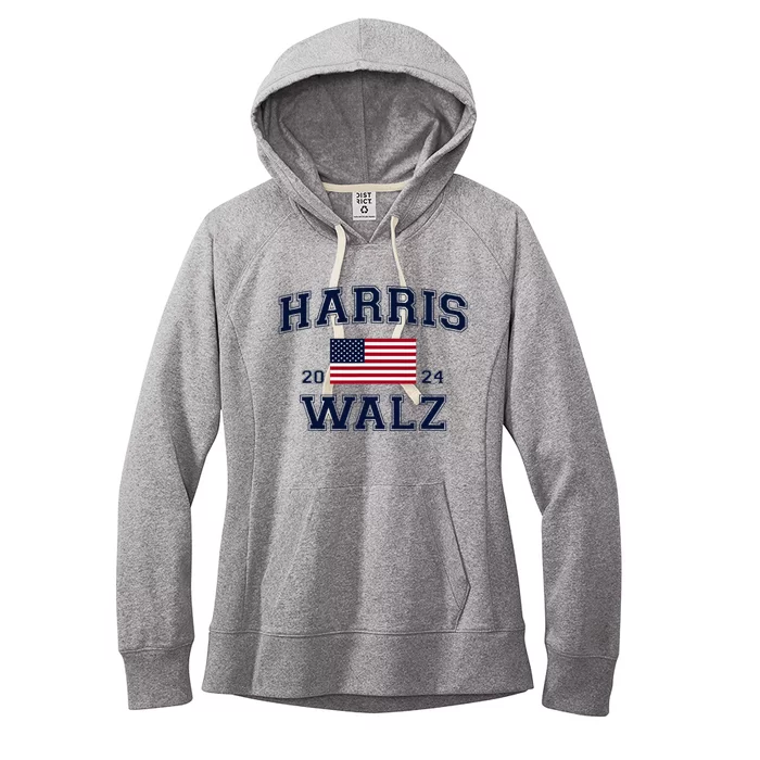 President Harris Walz 2024 Kamala Harris Tim Walz Vote Women's Fleece Hoodie