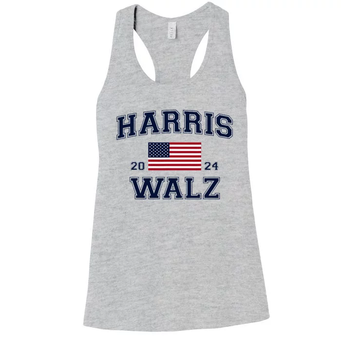 President Harris Walz 2024 Kamala Harris Tim Walz Vote Women's Racerback Tank