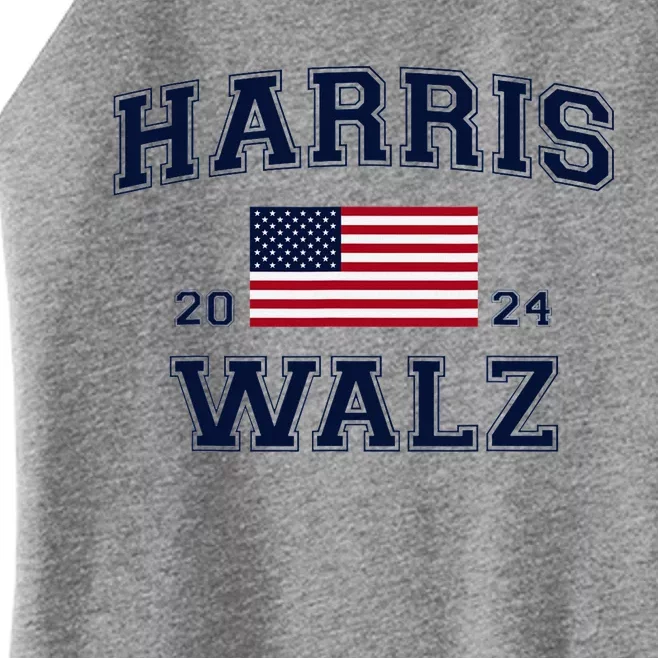 President Harris Walz 2024 Kamala Harris Tim Walz Vote Women’s Perfect Tri Rocker Tank