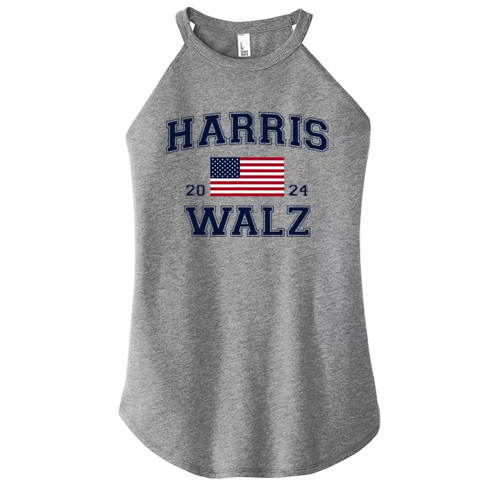 President Harris Walz 2024 Kamala Harris Tim Walz Vote Women’s Perfect Tri Rocker Tank