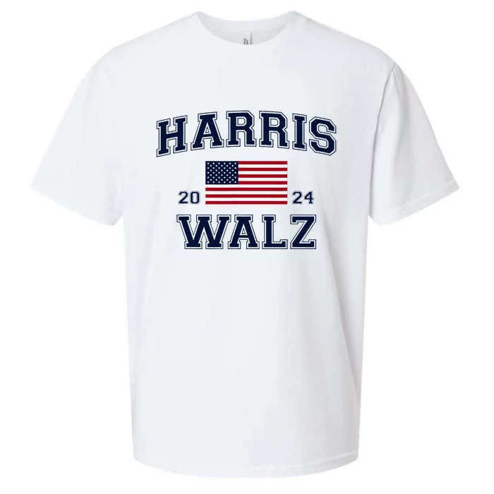 President Harris Walz 2024 Kamala Harris Tim Walz Vote Sueded Cloud Jersey T-Shirt