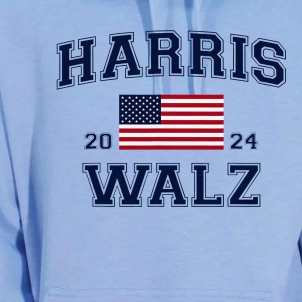 President Harris Walz 2024 Kamala Harris Tim Walz Vote Unisex Surf Hoodie