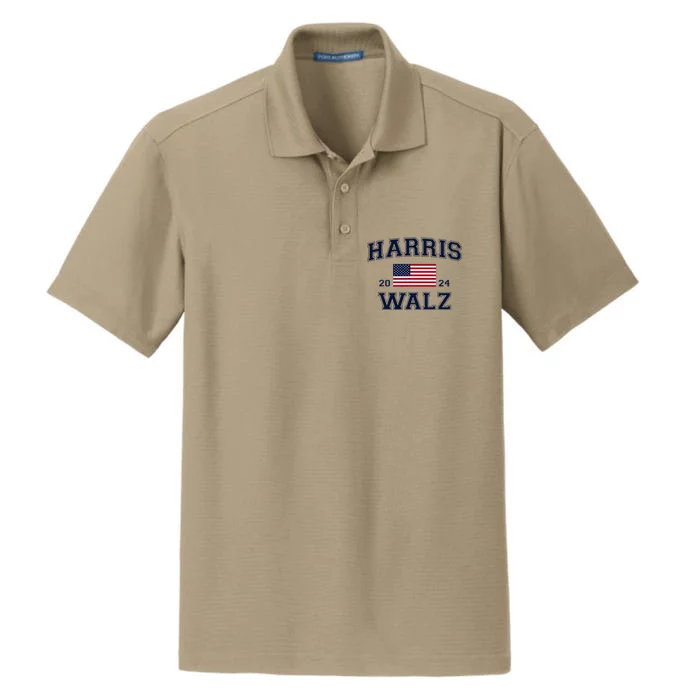 President Harris Walz 2024 Kamala Harris Tim Walz Vote Dry Zone Grid Performance Polo