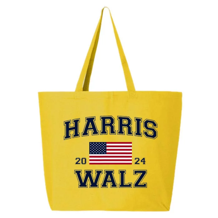 President Harris Walz 2024 Kamala Harris Tim Walz Vote 25L Jumbo Tote