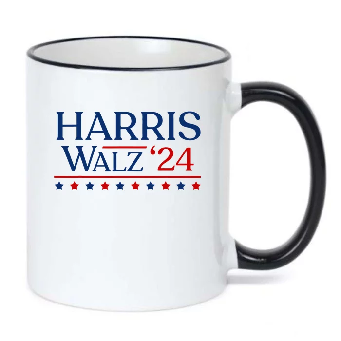 President Harris Walz 2024 Kamala Harris Tim Walz Vote Black Color Changing Mug