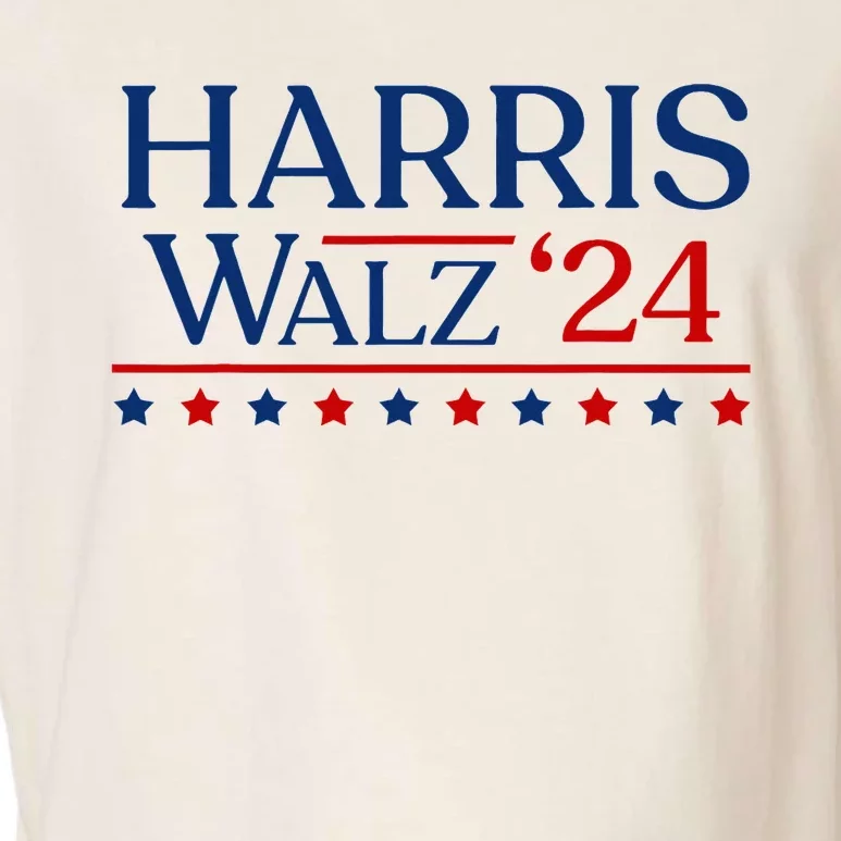 President Harris Walz 2024 Kamala Harris Tim Walz Vote Garment-Dyed Women's Muscle Tee