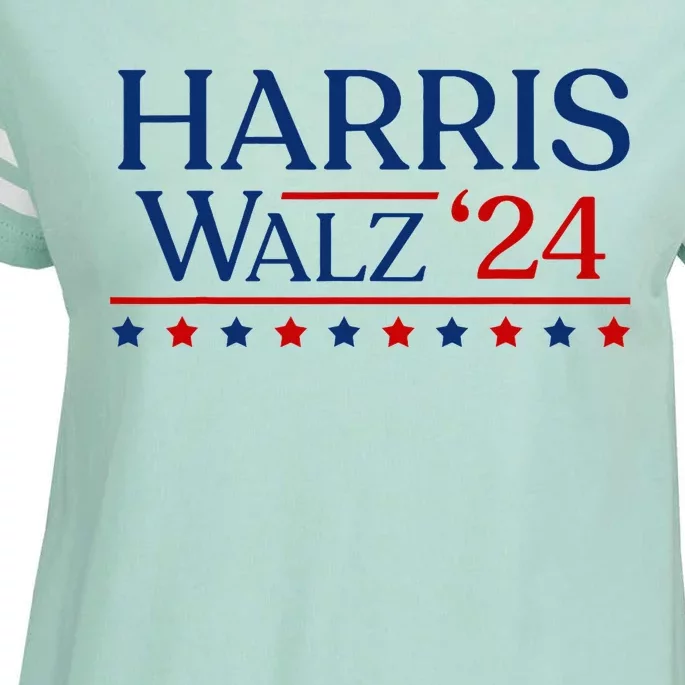 President Harris Walz 2024 Kamala Harris Tim Walz Vote Enza Ladies Jersey Football T-Shirt