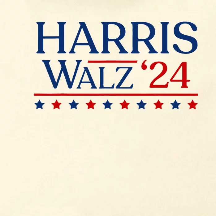 President Harris Walz 2024 Kamala Harris Tim Walz Vote Zip Tote Bag