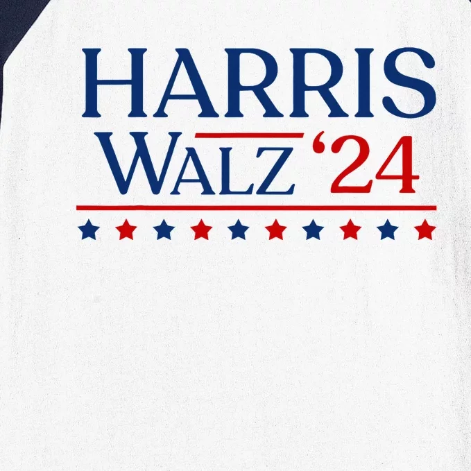 President Harris Walz 2024 Kamala Harris Tim Walz Vote Baseball Sleeve Shirt