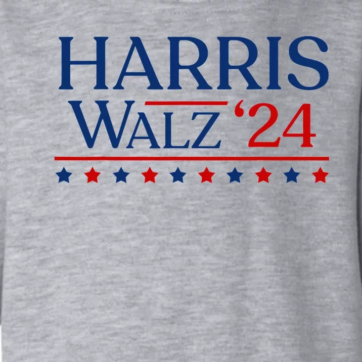 President Harris Walz 2024 Kamala Harris Tim Walz Vote Toddler Hoodie