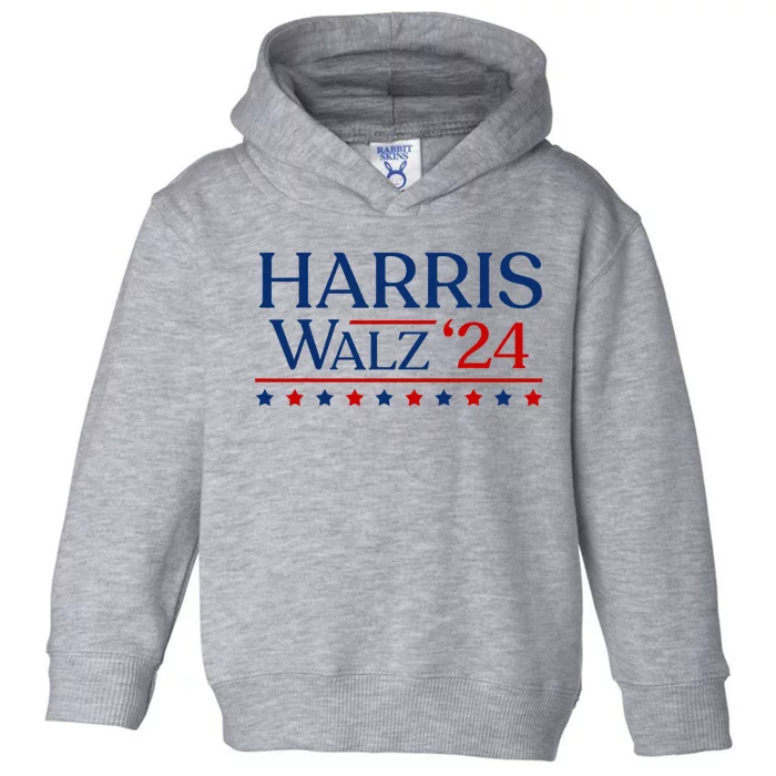 President Harris Walz 2024 Kamala Harris Tim Walz Vote Toddler Hoodie