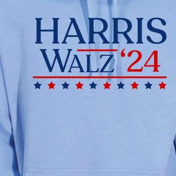 President Harris Walz 2024 Kamala Harris Tim Walz Vote Unisex Surf Hoodie