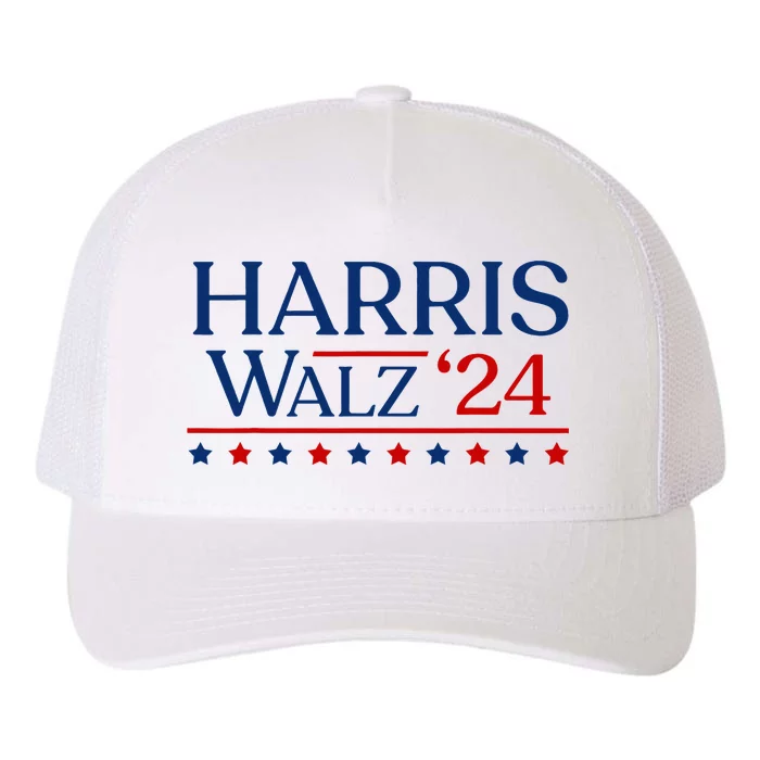 President Harris Walz 2024 Kamala Harris Tim Walz Vote Yupoong Adult 5-Panel Trucker Hat