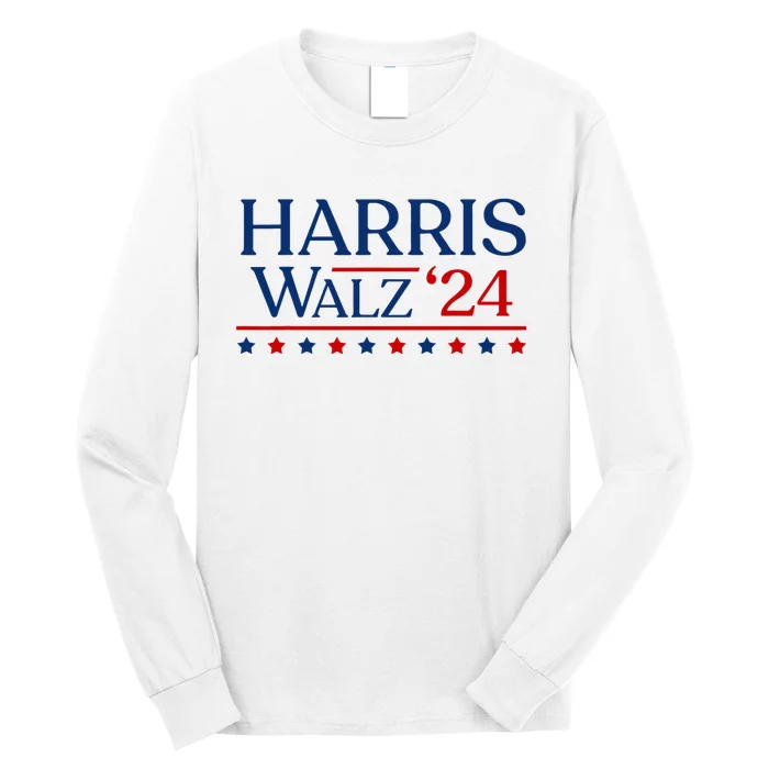 President Harris Walz 2024 Kamala Harris Tim Walz Vote Long Sleeve Shirt