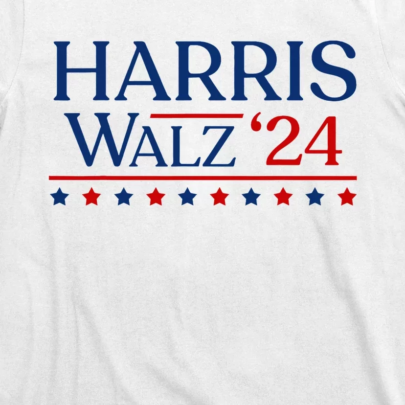 President Harris Walz 2024 Kamala Harris Tim Walz Vote T-Shirt