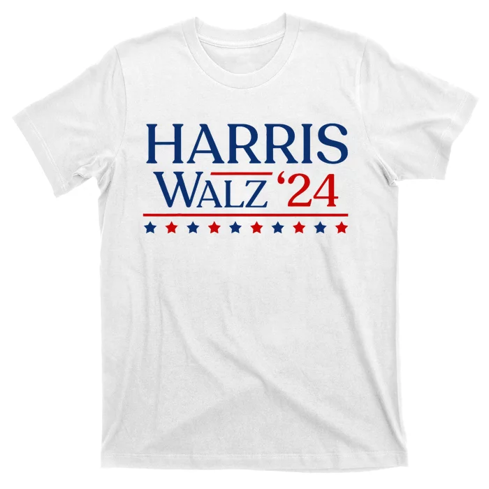 President Harris Walz 2024 Kamala Harris Tim Walz Vote T-Shirt