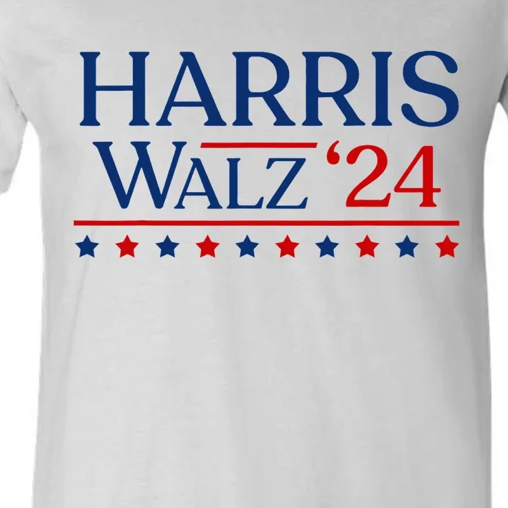 President Harris Walz 2024 Kamala Harris Tim Walz Vote V-Neck T-Shirt