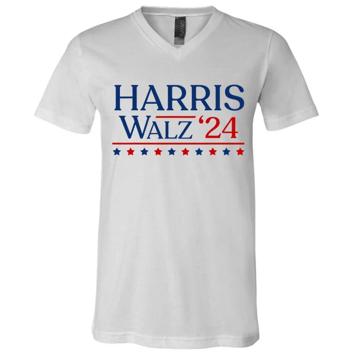 President Harris Walz 2024 Kamala Harris Tim Walz Vote V-Neck T-Shirt