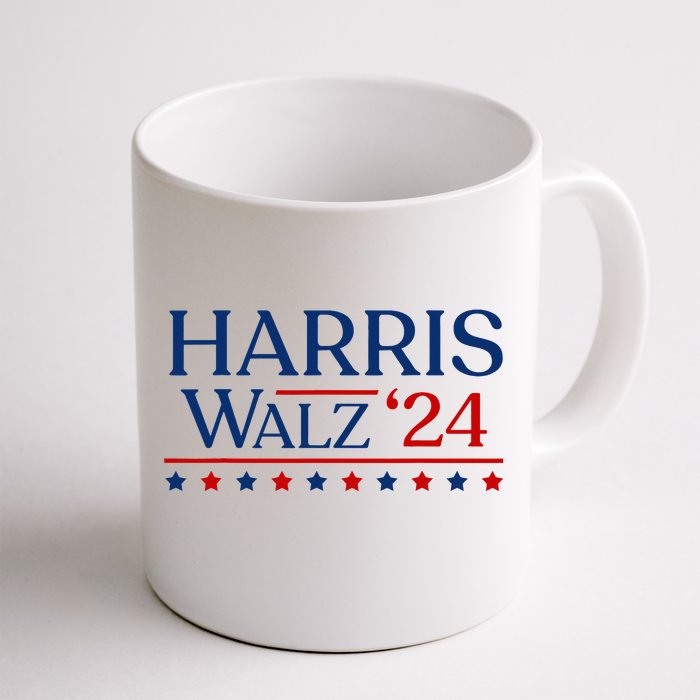 President Harris Walz 2024 Kamala Harris Tim Walz Vote Front & Back Coffee Mug