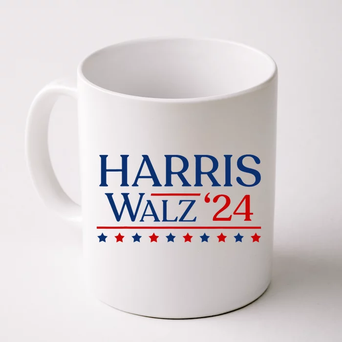 President Harris Walz 2024 Kamala Harris Tim Walz Vote Front & Back Coffee Mug