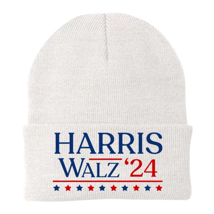 President Harris Walz 2024 Kamala Harris Tim Walz Vote Knit Cap Winter Beanie