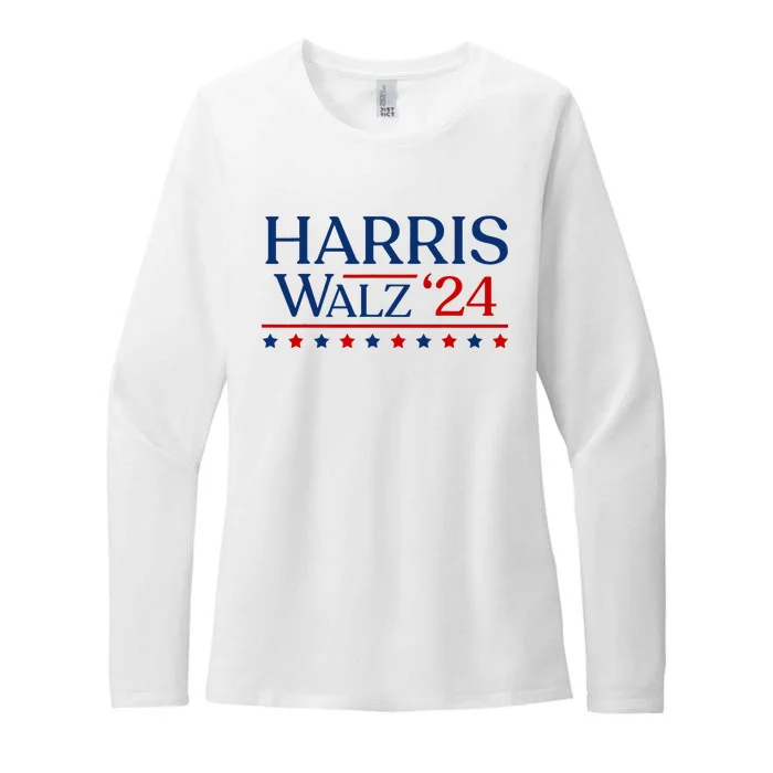 President Harris Walz 2024 Kamala Harris Tim Walz Vote Womens CVC Long Sleeve Shirt