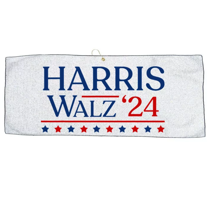 President Harris Walz 2024 Kamala Harris Tim Walz Vote Large Microfiber Waffle Golf Towel